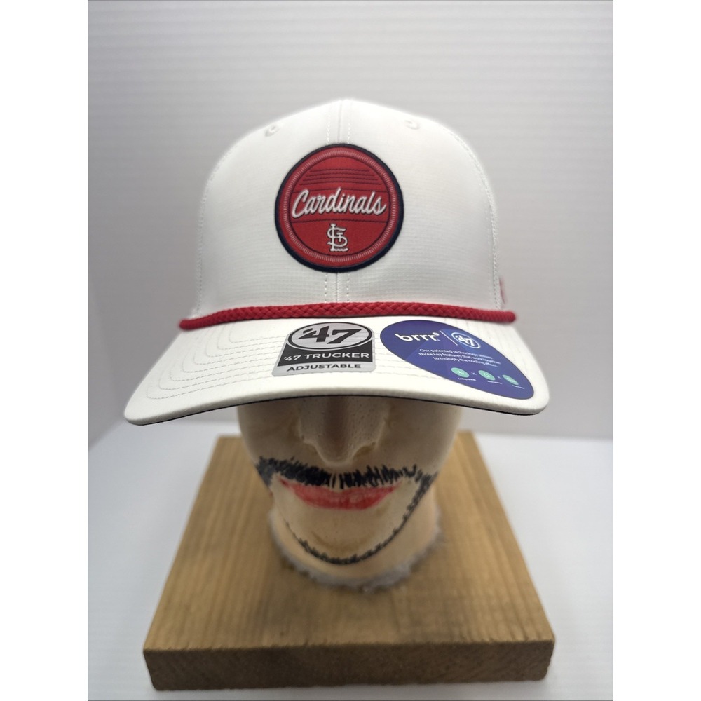 ST. LOUIS CARDINALS Snapback Hat 47' Trucker Adjustable. MLB, Baseball, Sports